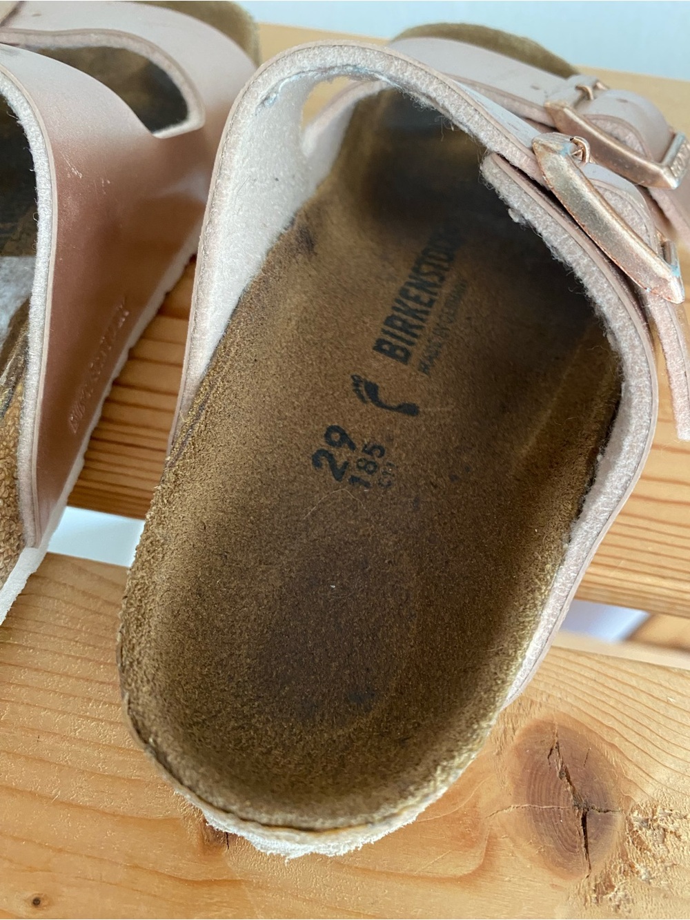 Birkenstock Arizona Kids Electric Metallic Copper Sandals 11 - Picture 13 of 14